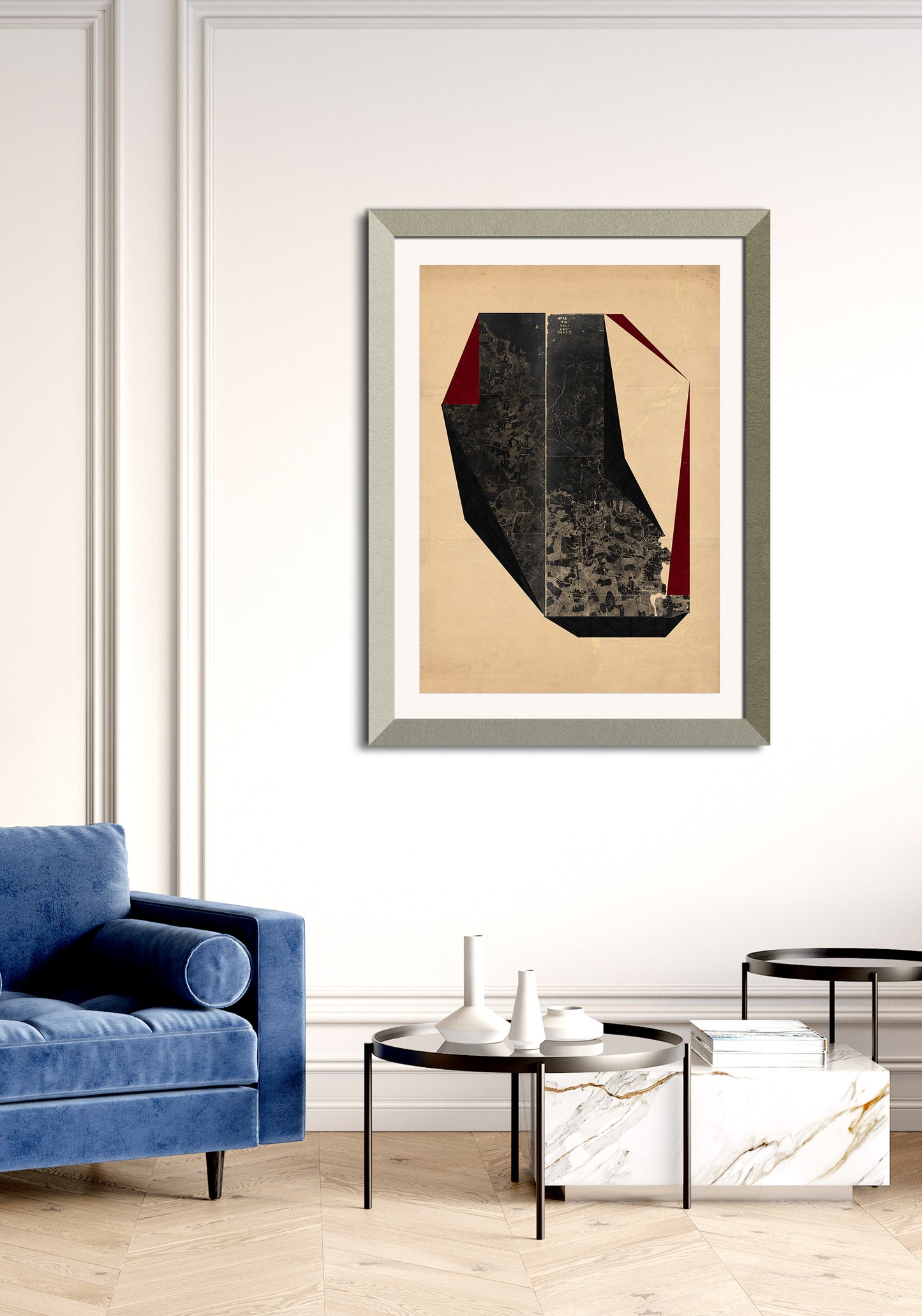 Composición sobre mapa n111