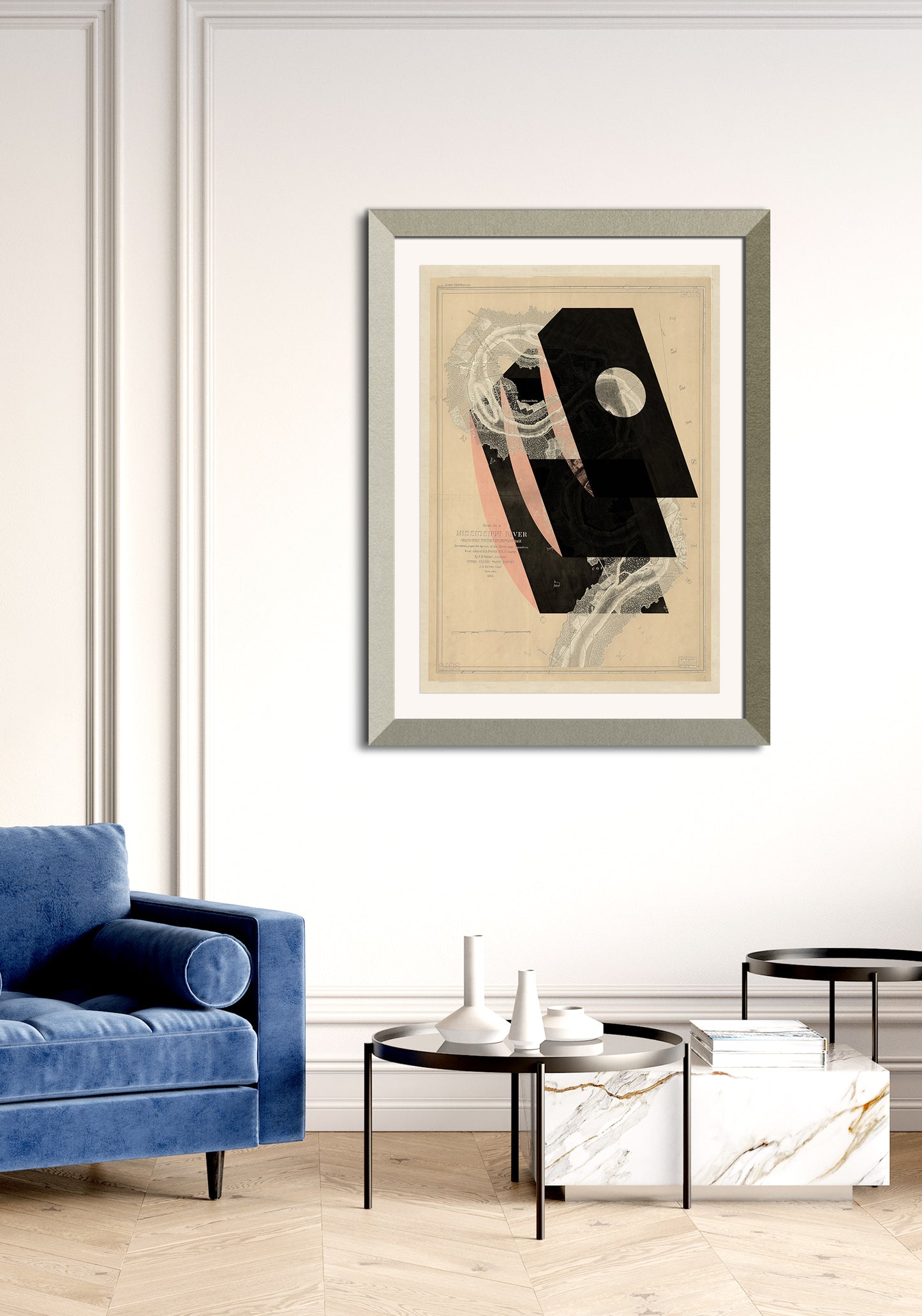 Composición sobre mapa n119