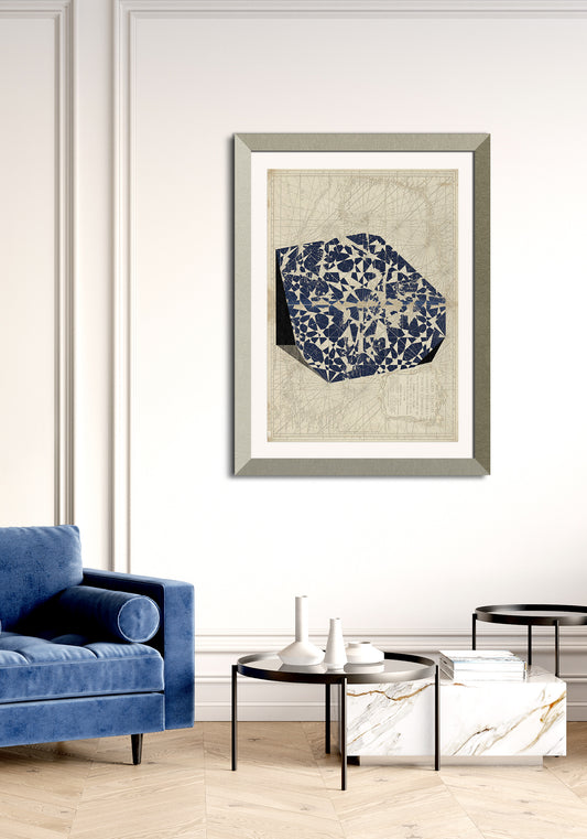 Composición sobre mapa n134