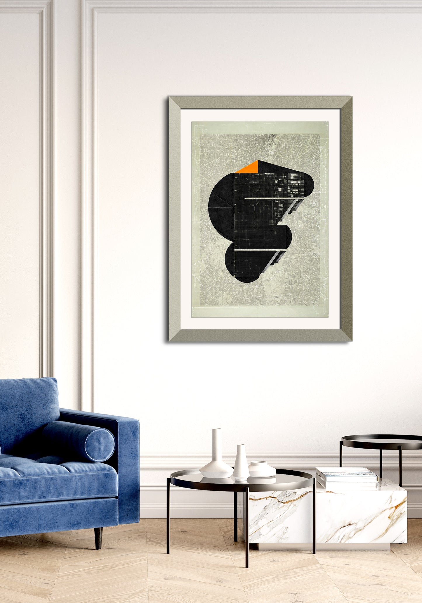 Composición sobre mapa n29