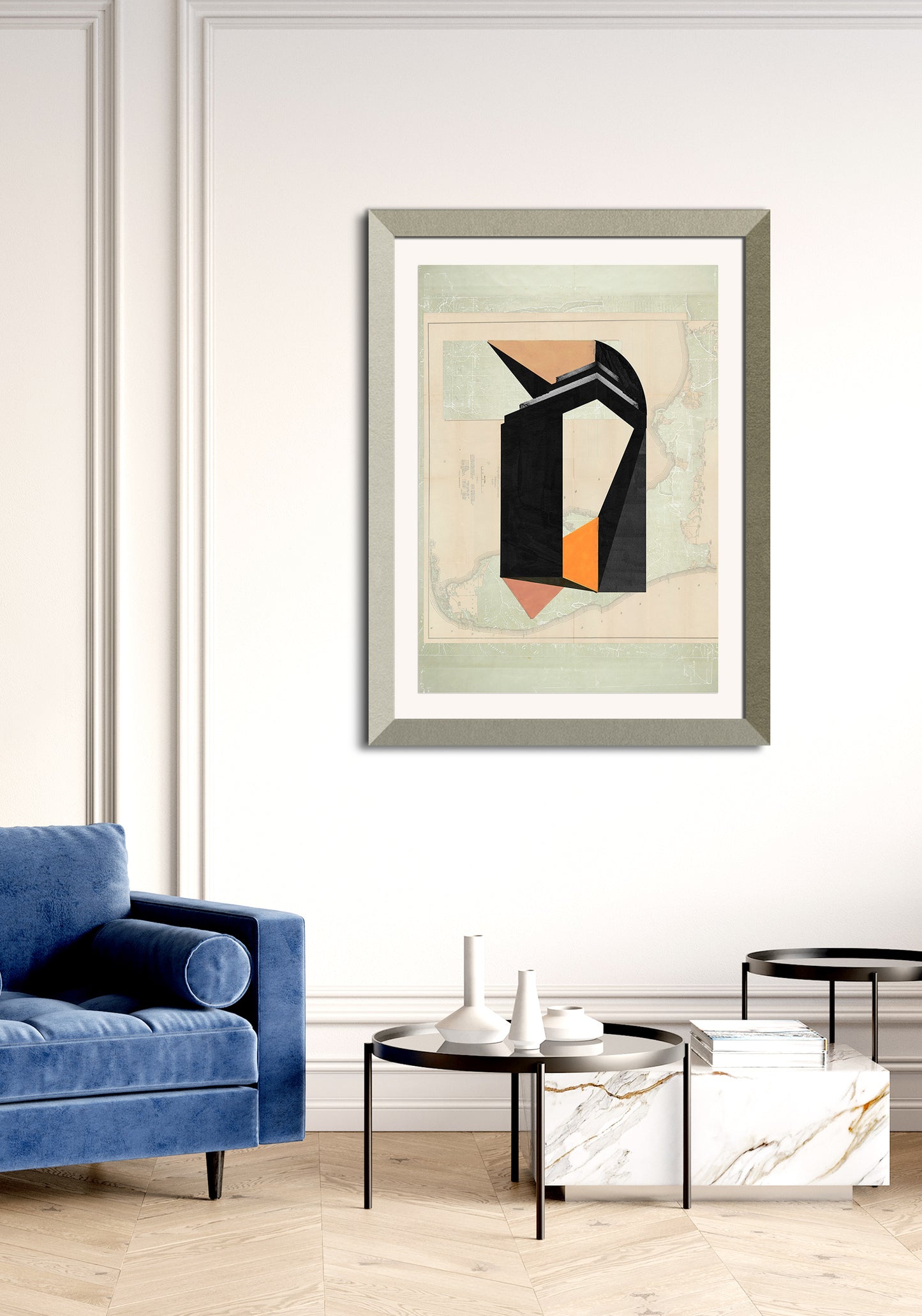 Composición sobre mapa n34