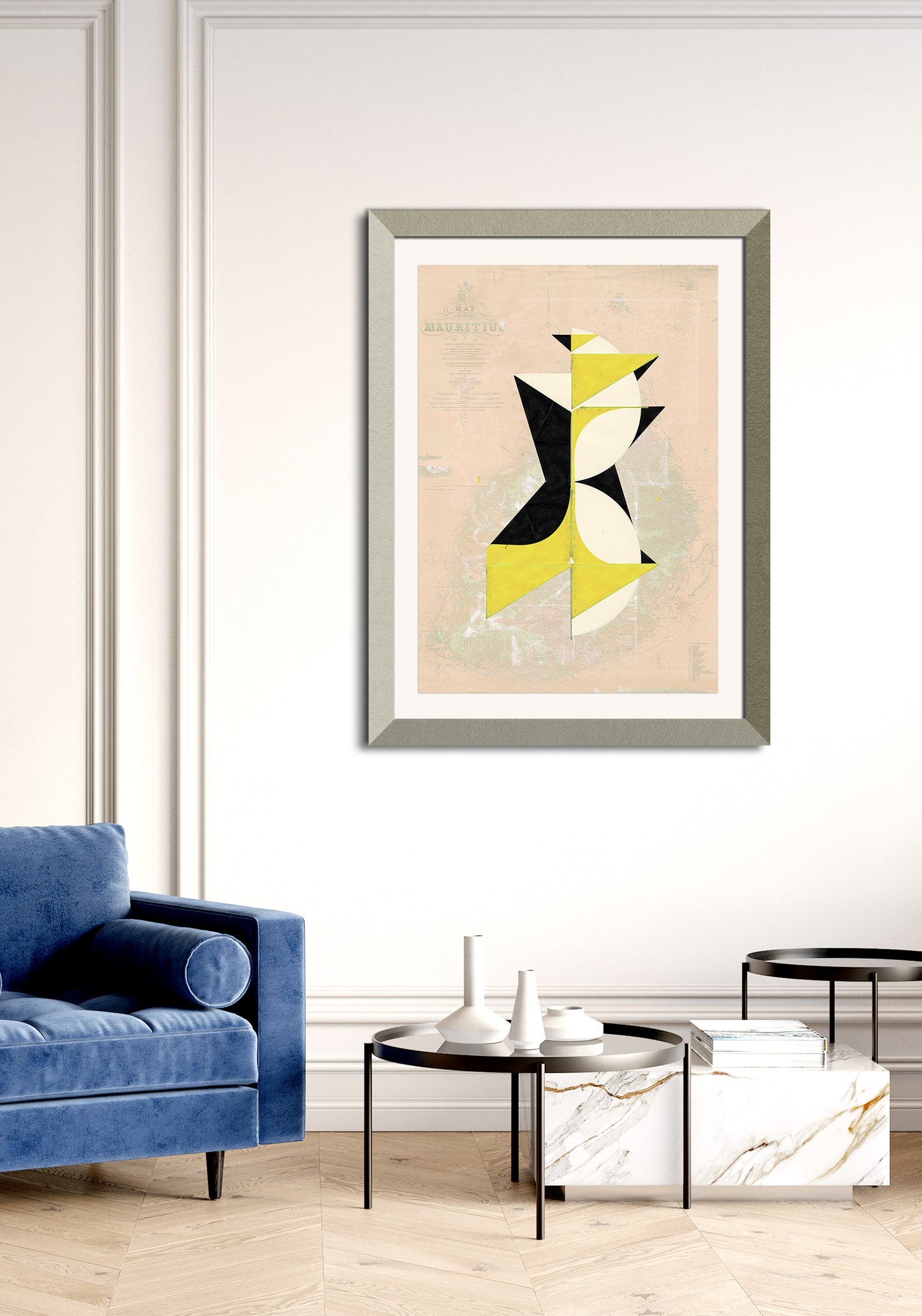 Composición sobre mapa n38