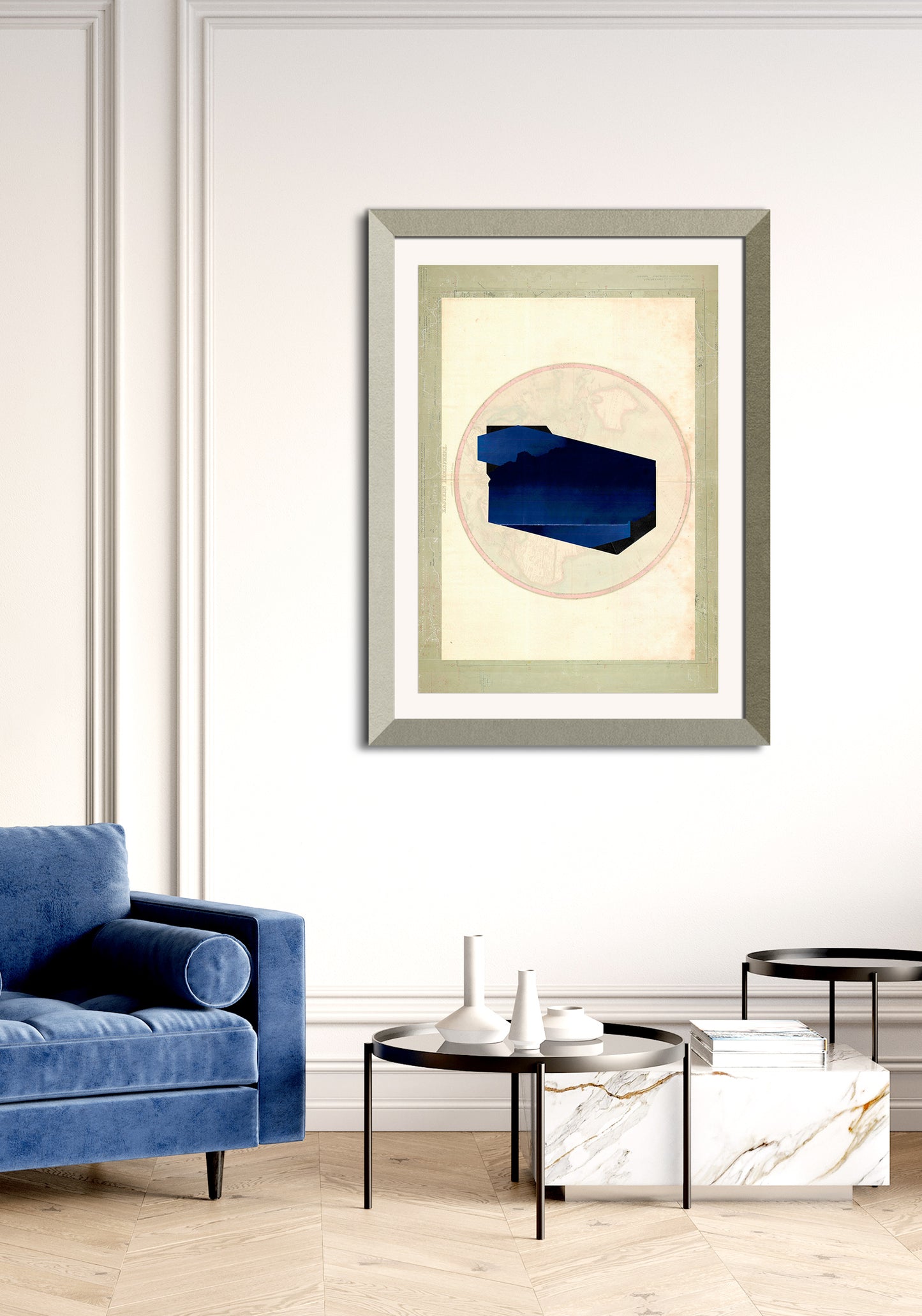 Composición sobre mapa n54