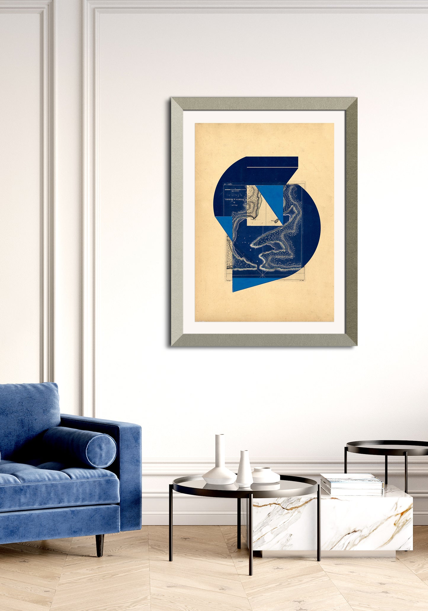 Composición sobre mapa n84