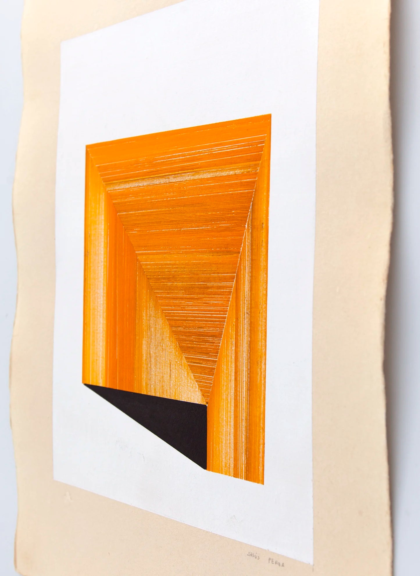Original abstract drawing N170 by Jesús Perea, detail
