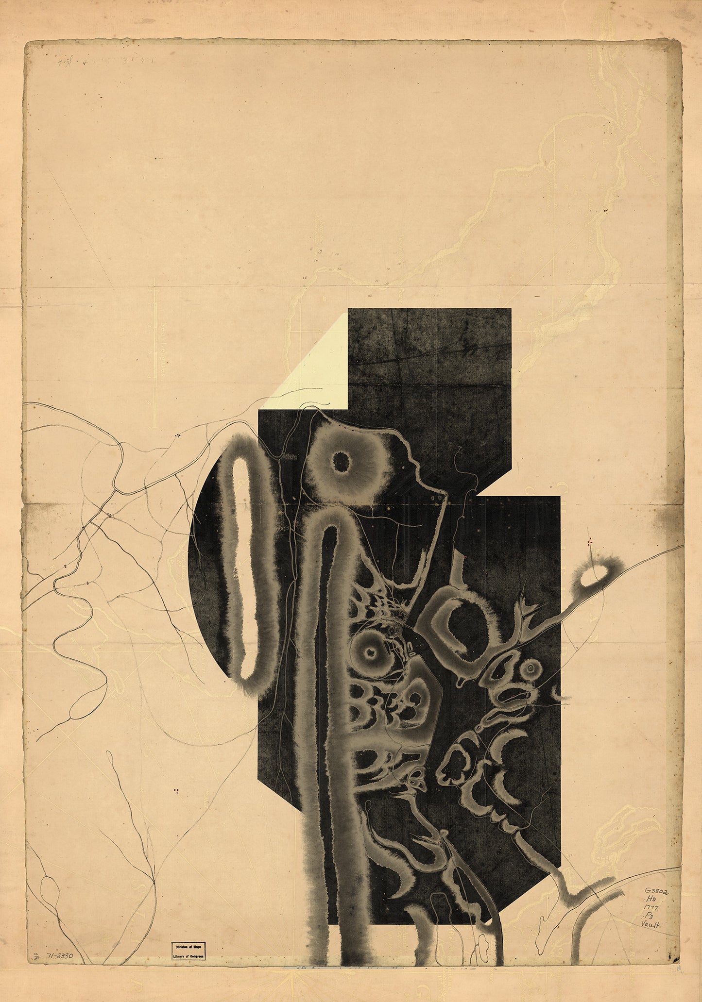 Composición sobre mapa n99