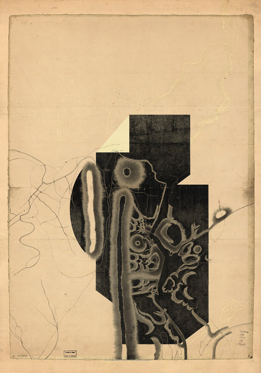 Composición sobre mapa n99