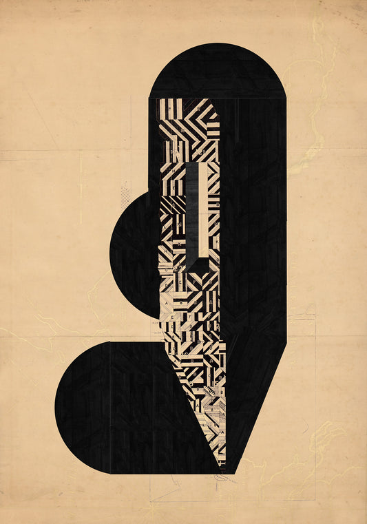 Composición sobre mapa n100