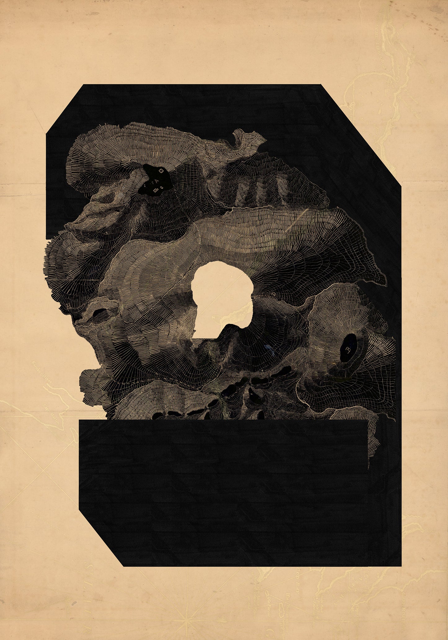 Composición sobre mapa n107