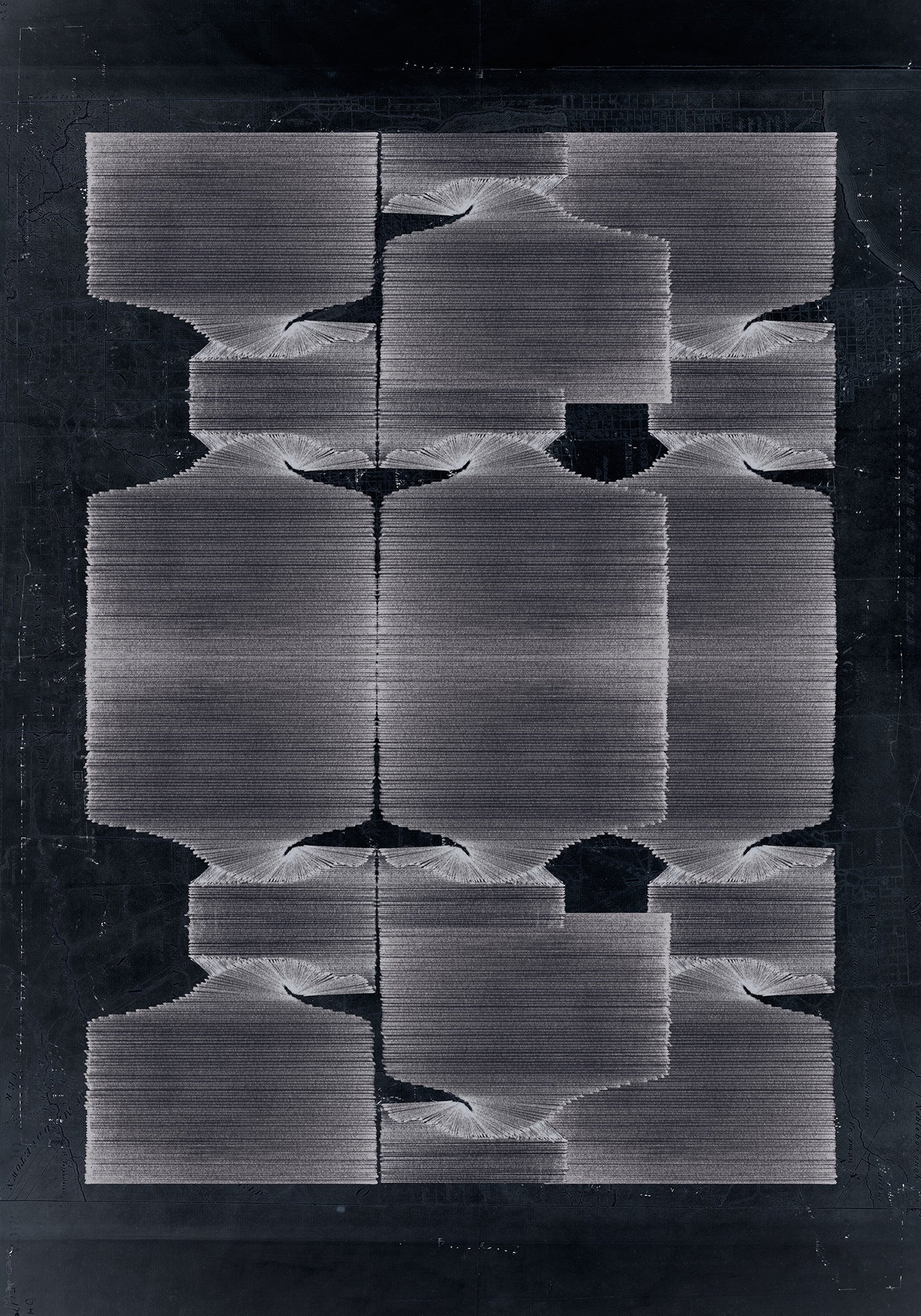Composición sobre mapa n15