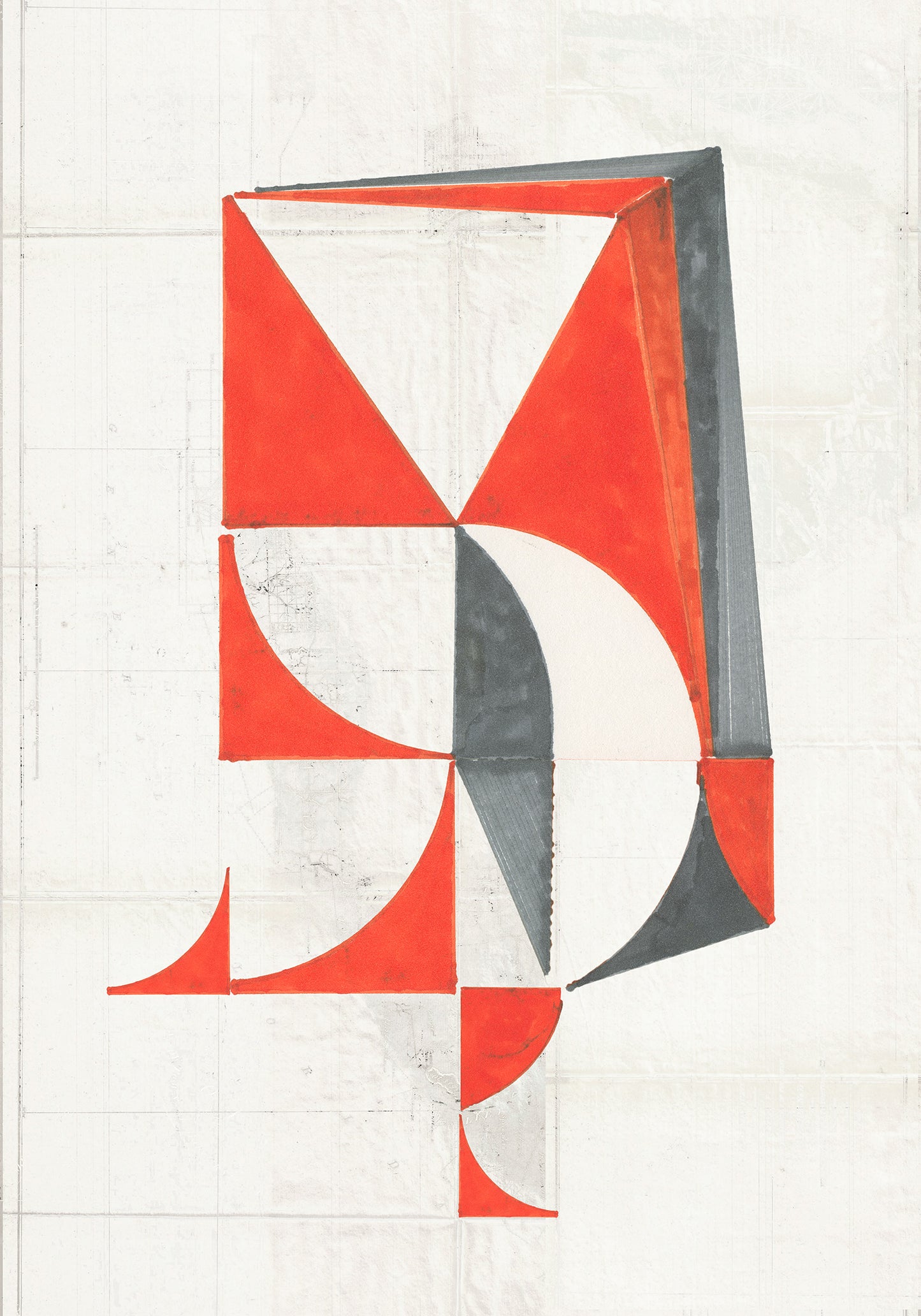 Composición sobre mapa n16