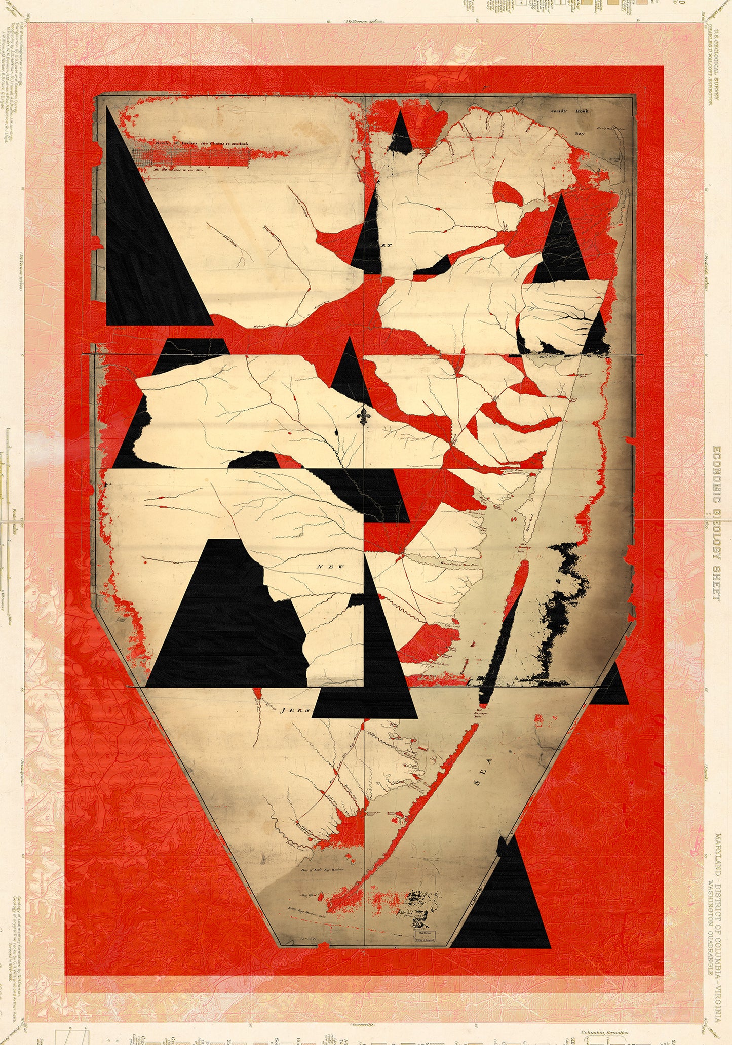 Composición sobre mapa n174