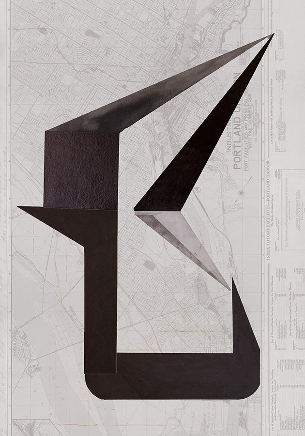 Composición sobre mapa n5