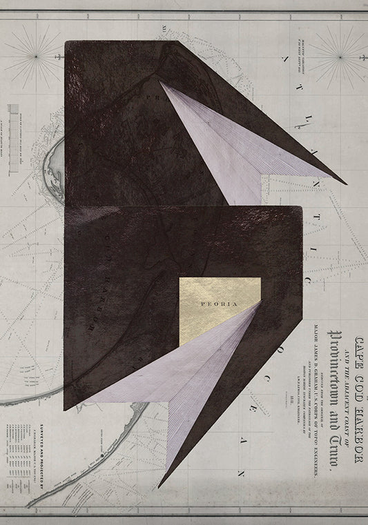 Composición sobre mapa n6