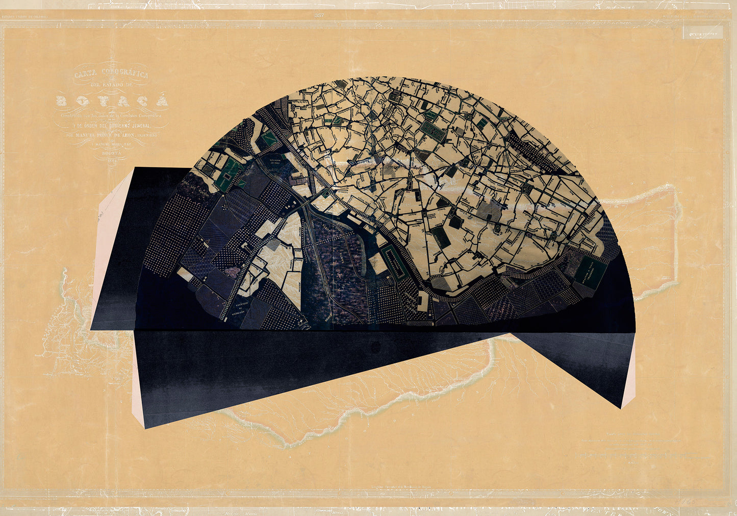 Composición sobre mapa n59