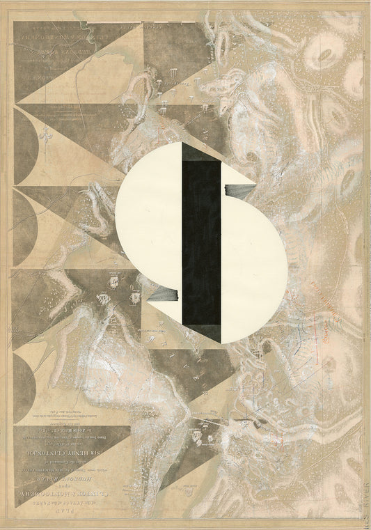 Composición sobre mapa n62