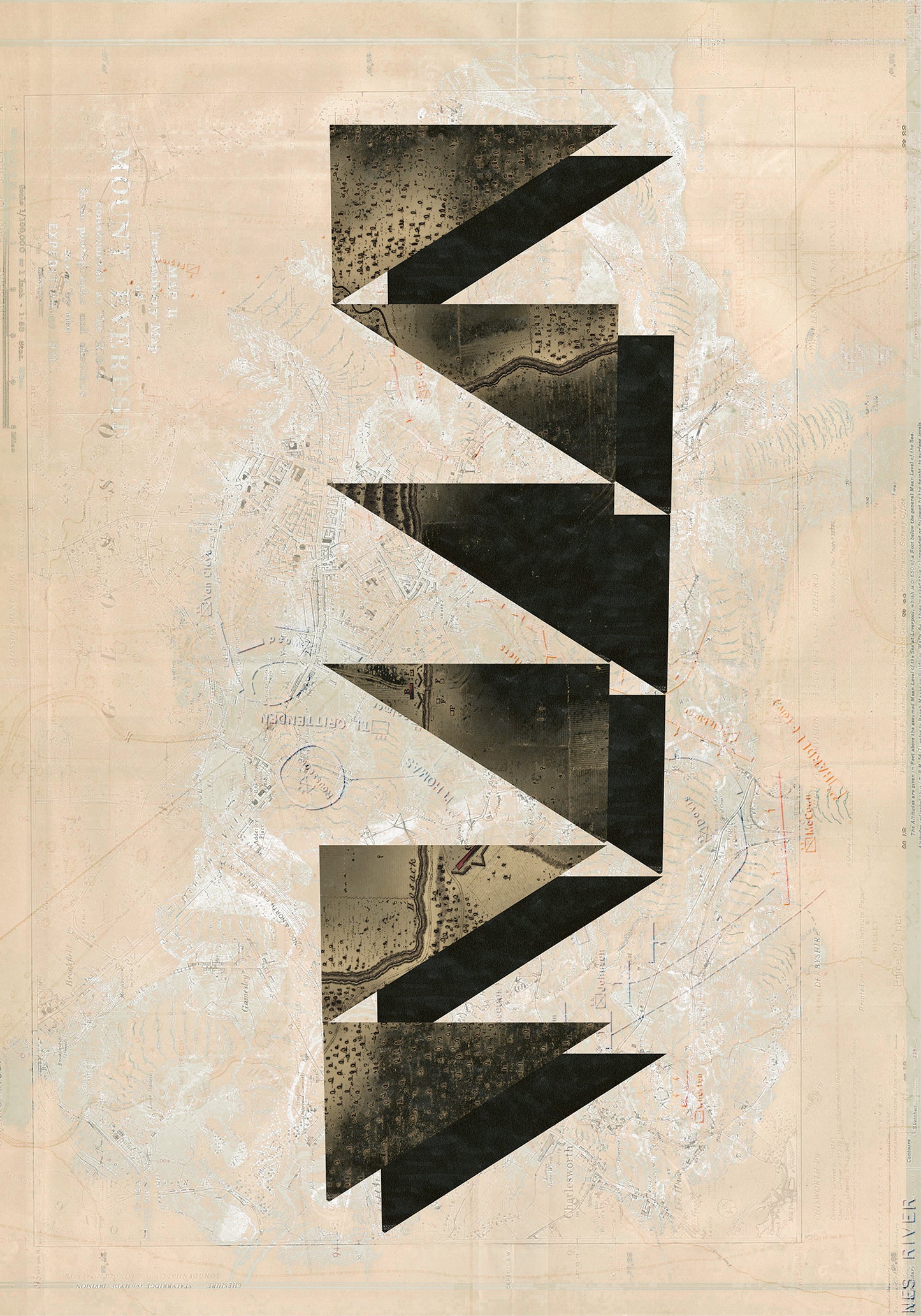 Composición sobre mapa n63