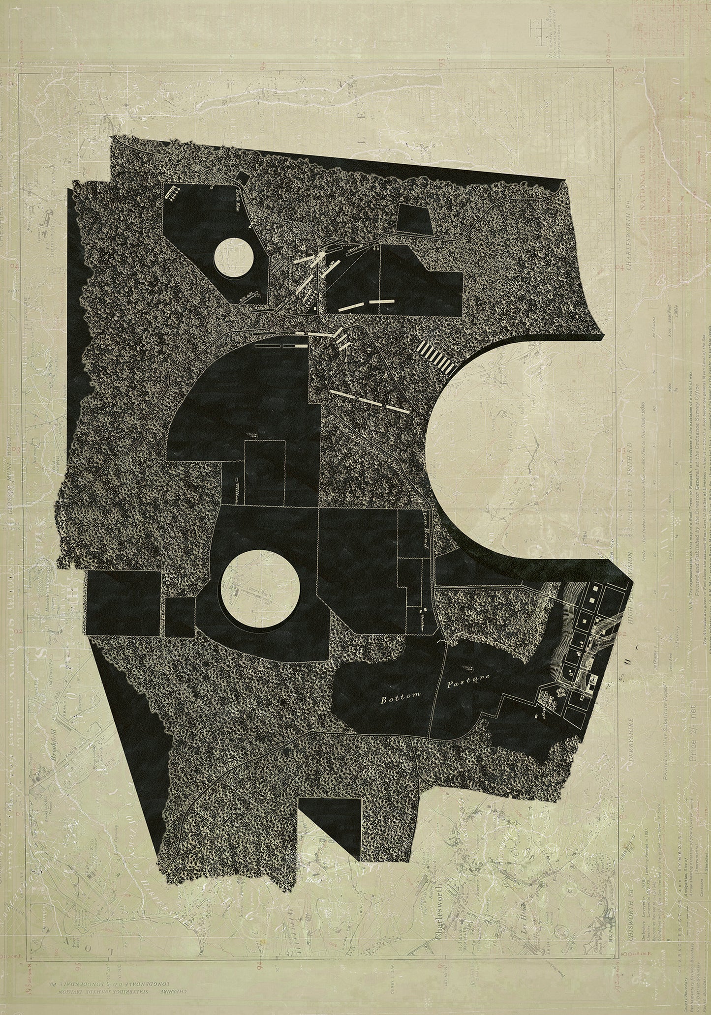 Composición sobre mapa n64