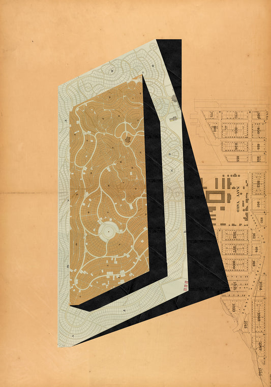 Composición sobre mapa n70