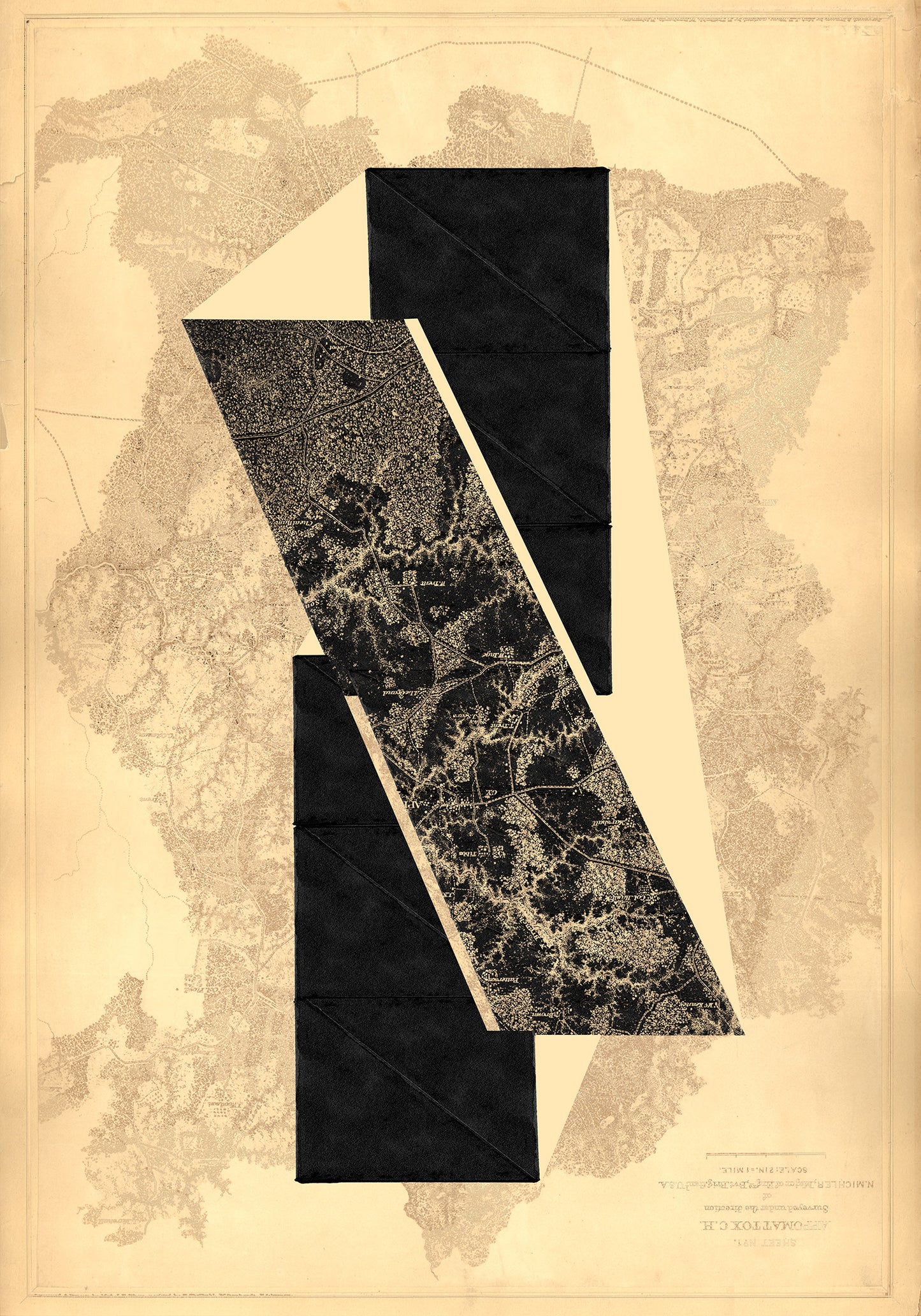 Composición sobre mapa n71