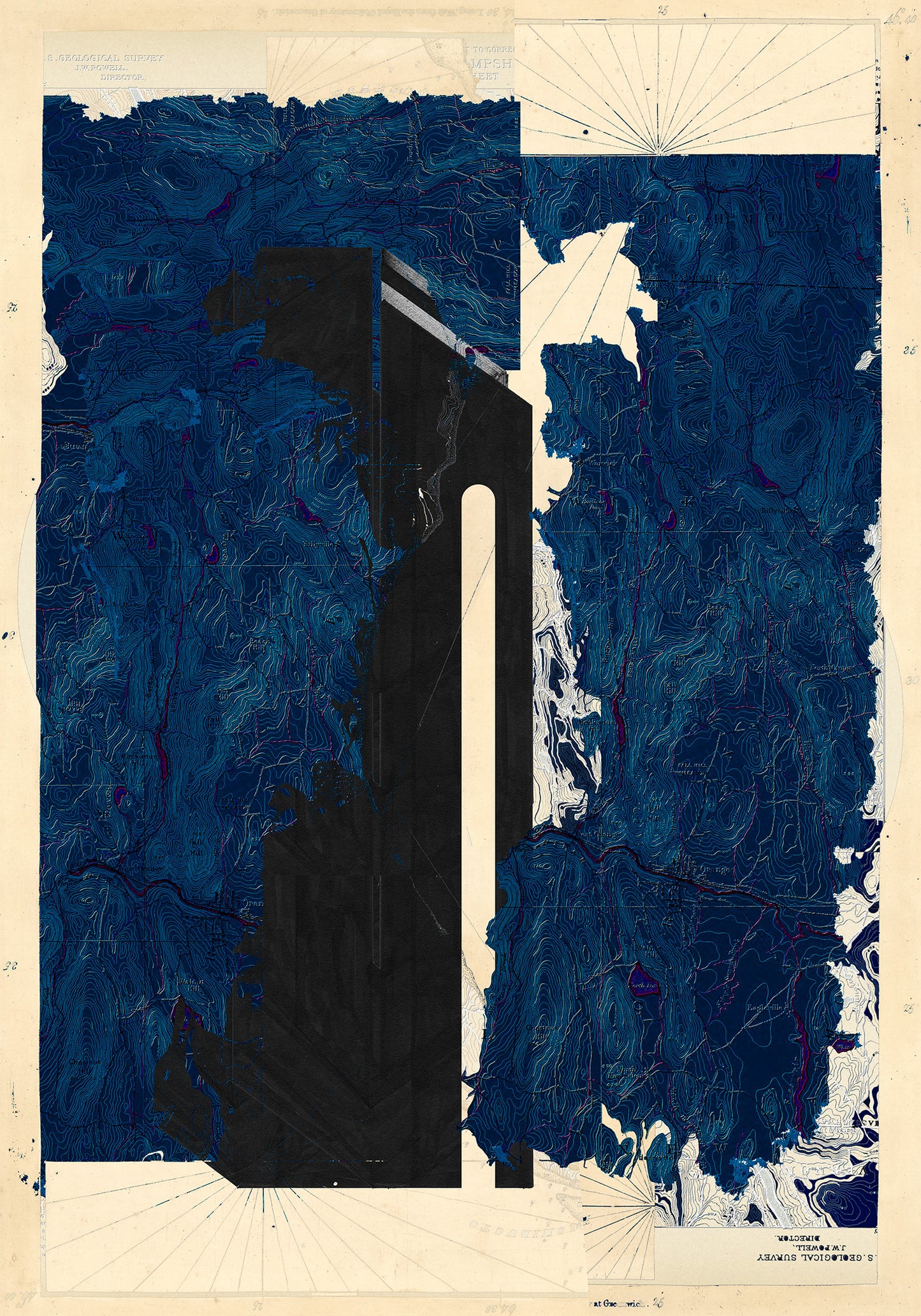 Composición sobre mapa n77