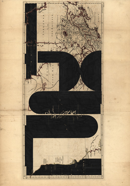 Composición sobre mapa n82