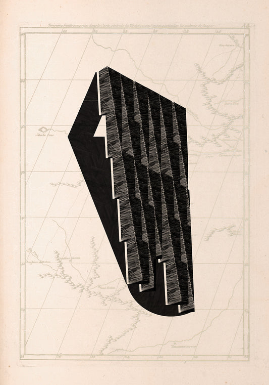 Composición sobre mapa n88