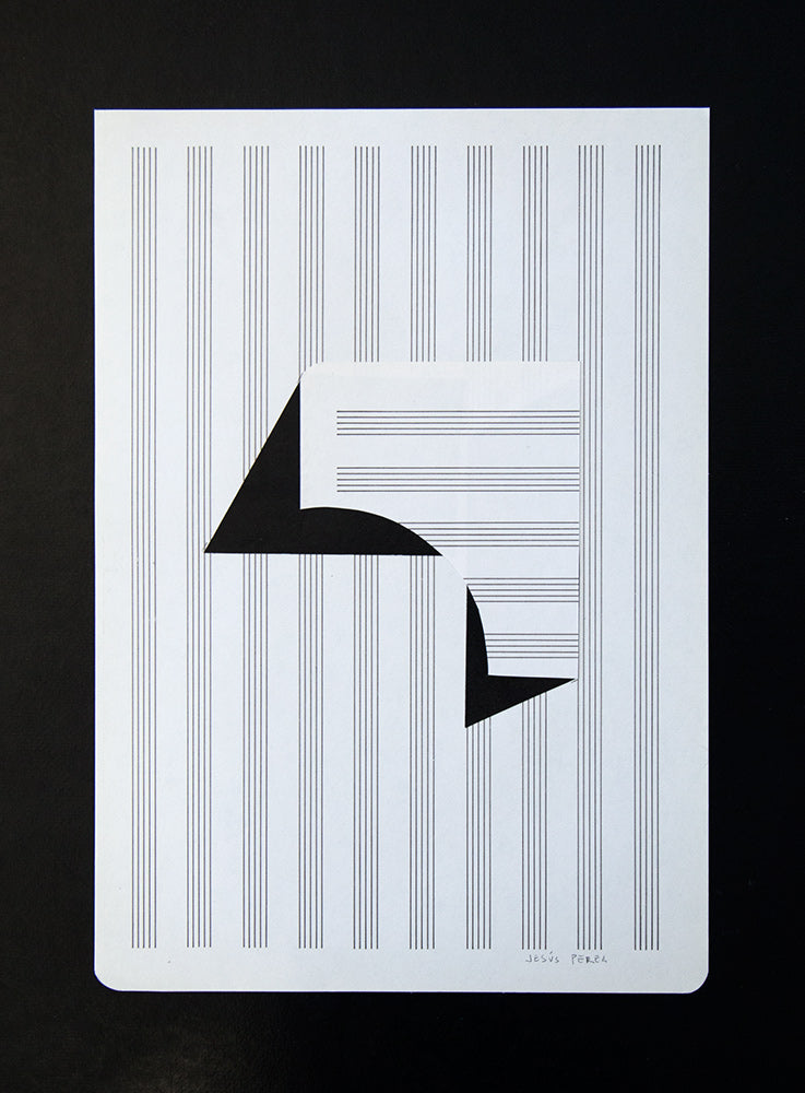 Dibujo sobre papel pautado n22