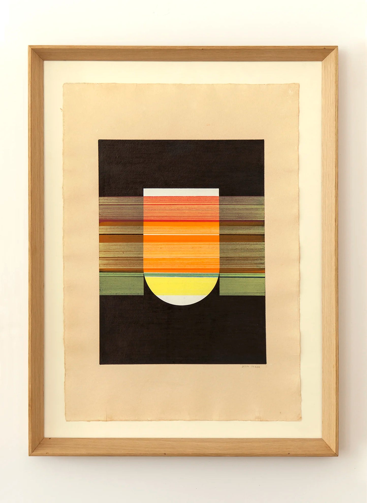 Original drawing N188 by Jesús Perea framed
