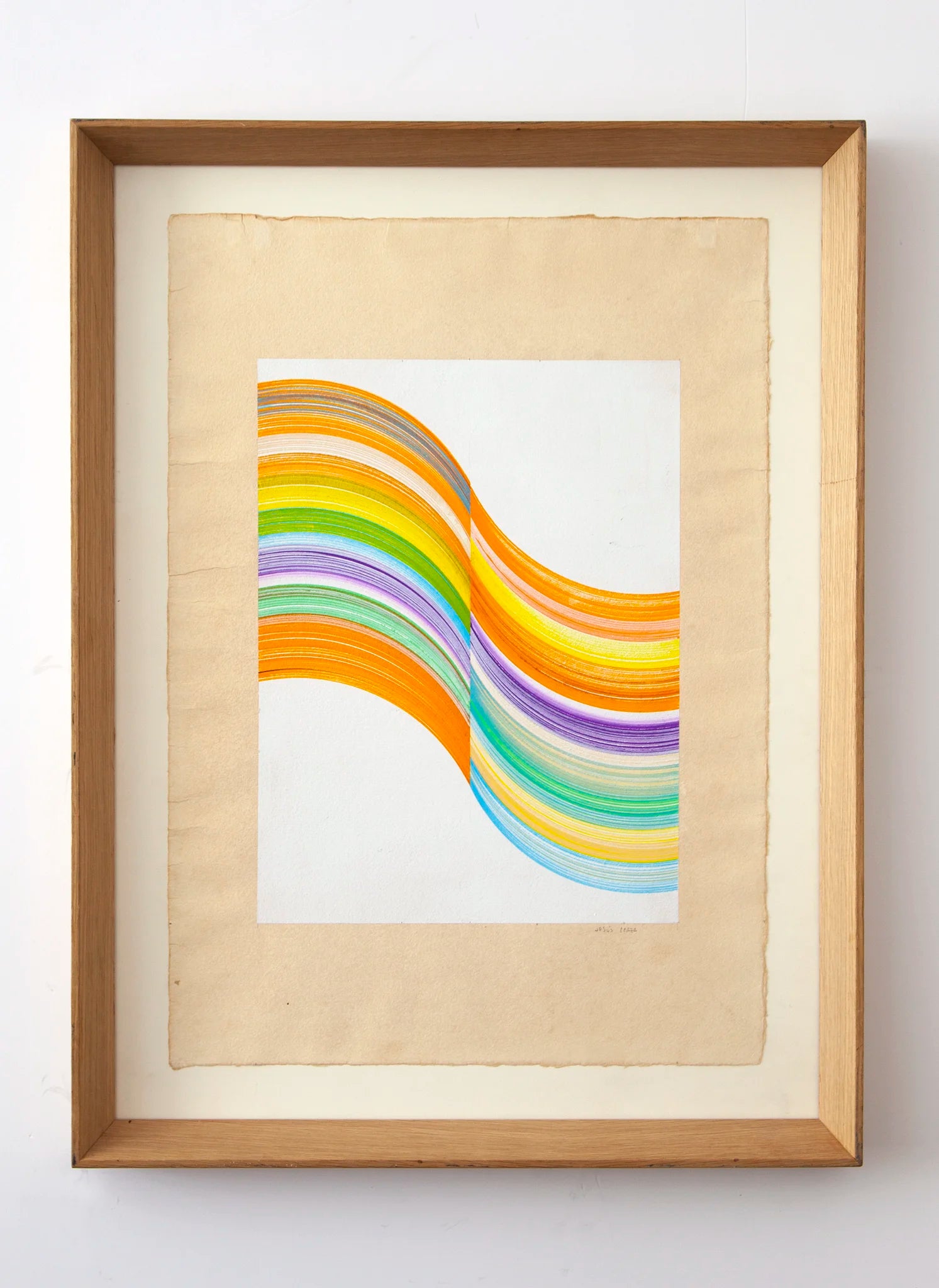 Original drawing N174 by Jesús Perea framed