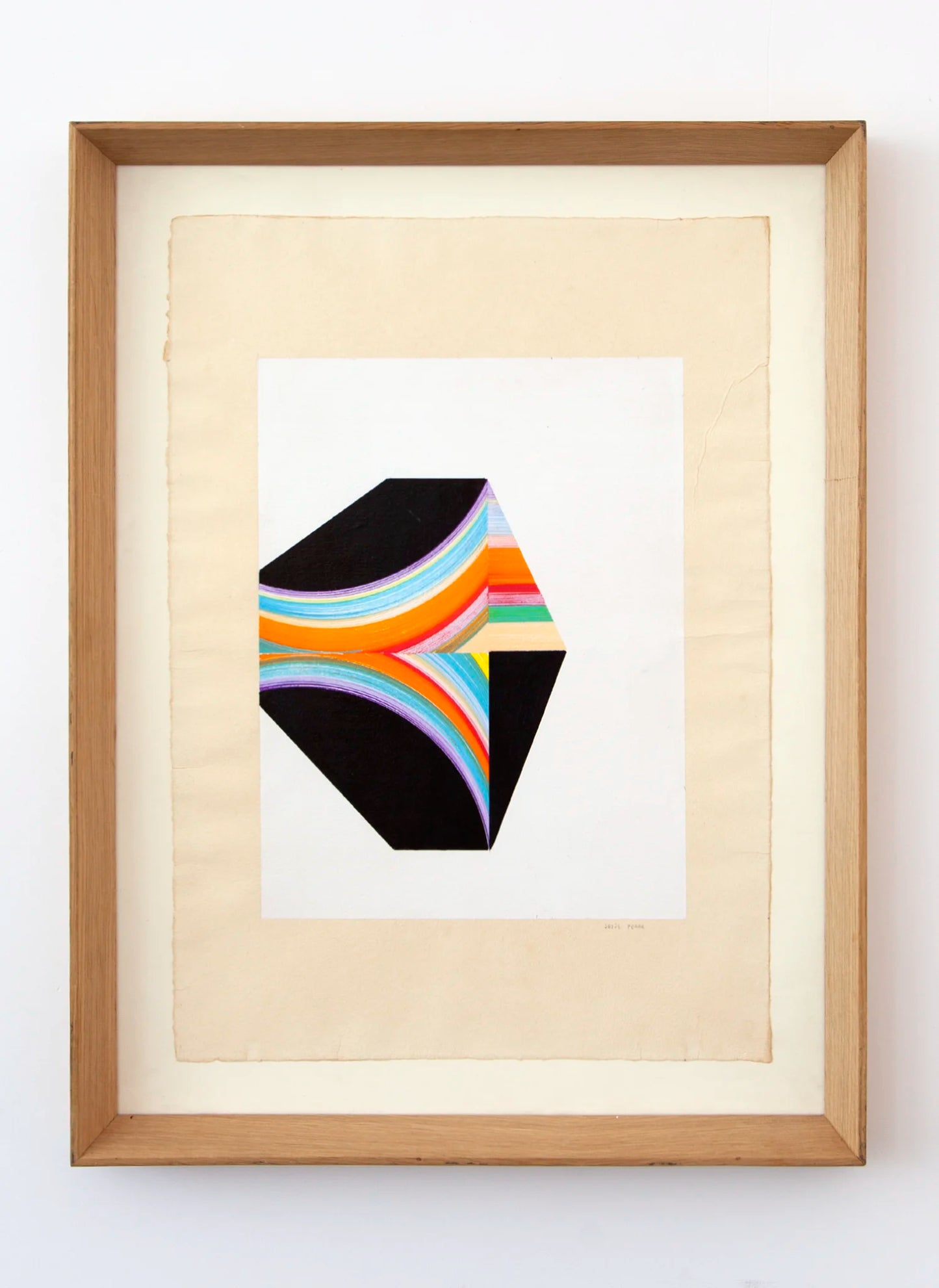 Original drawing N175 by Jesús Perea framed