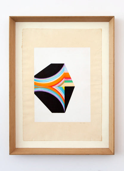Original drawing N175 by Jesús Perea framed