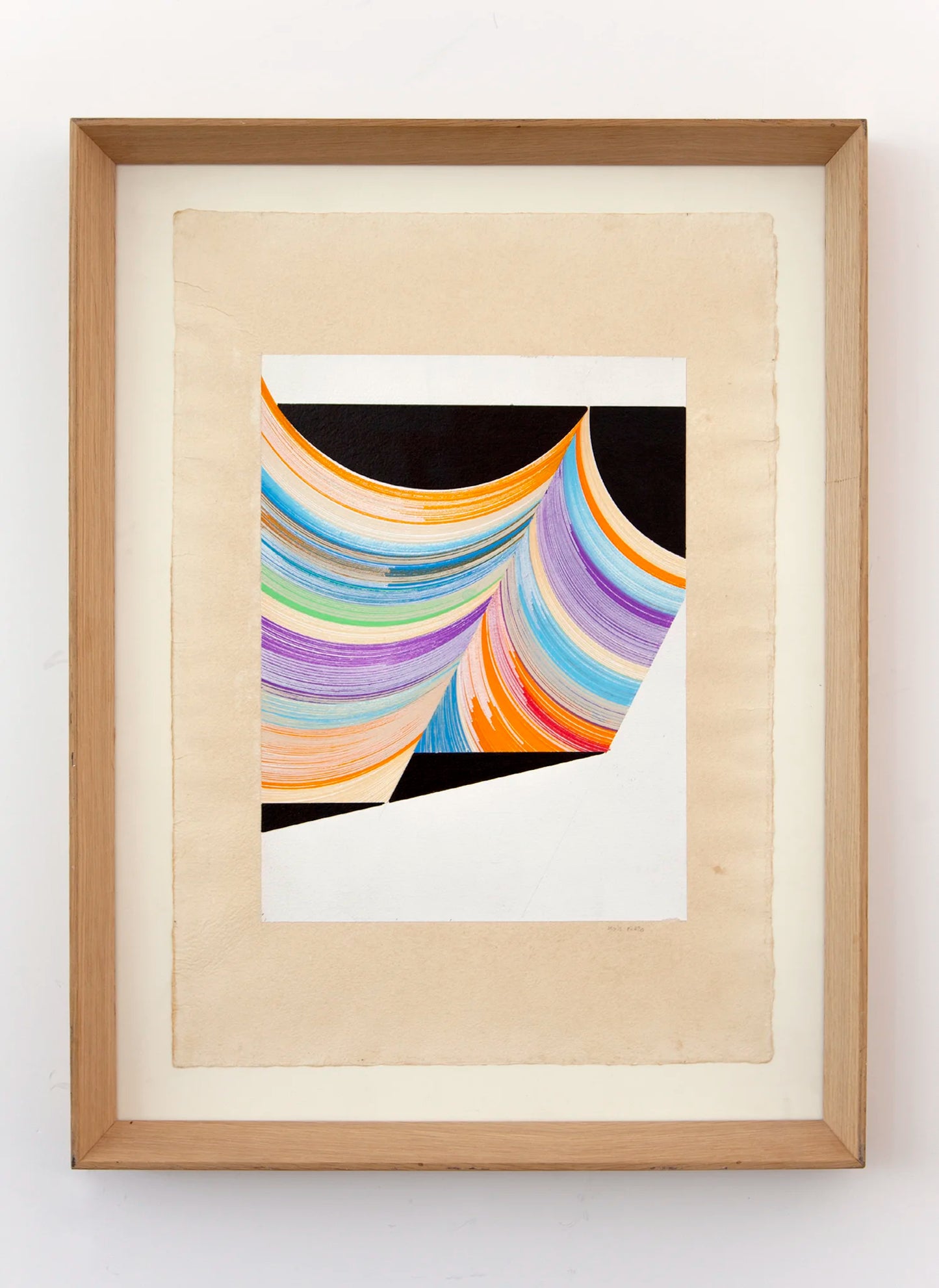 Original drawing N176 by Jesús Perea framed