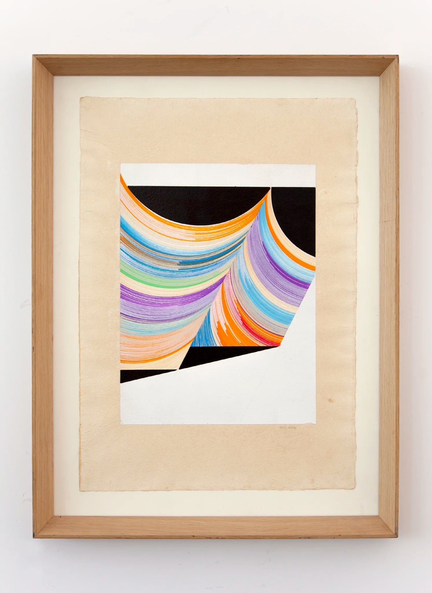 Original drawing N176 by Jesús Perea framed