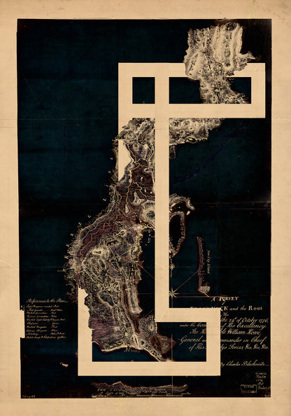 Composición sobre mapa n101