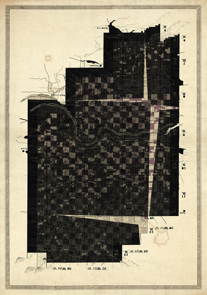 Composición sobre mapa n115